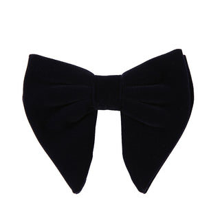 Velvet Tear Drop Bowtie & Hanky Set