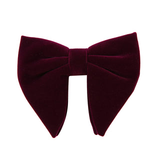 Velvet Tear Drop Bowtie & Hanky Set