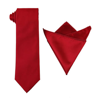 Solid Tie & Hanky Set