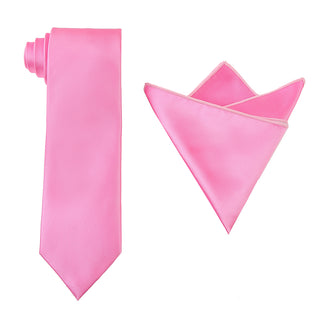 Solid Tie & Hanky Set