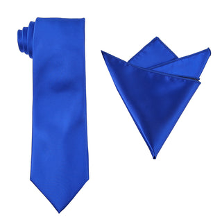 Solid Tie & Hanky Set
