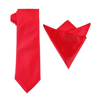 Solid Tie & Hanky Set