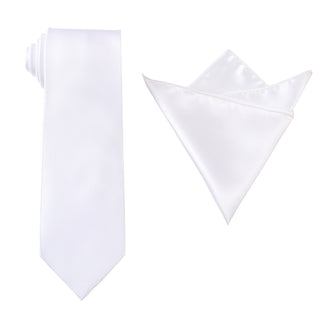 Solid Tie & Hanky Set