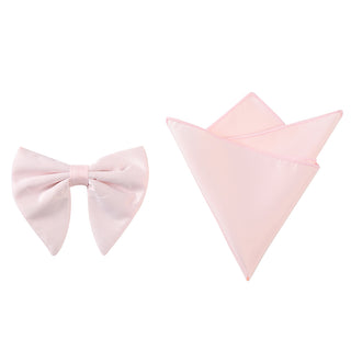 Satin Tear-Drop Bowtie & Hanky Set