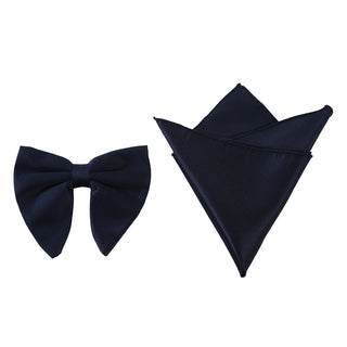 Satin Tear-Drop Bowtie & Hanky Set