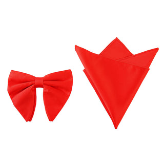 Satin Tear-Drop Bowtie & Hanky Set