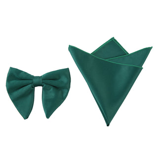 Satin Tear-Drop Bowtie & Hanky Set