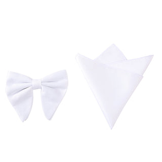 Satin Tear-Drop Bowtie & Hanky Set