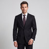 Men's Black 4-Way Stretch 2-Piece Modern Fit Suit - Peak Lapel
