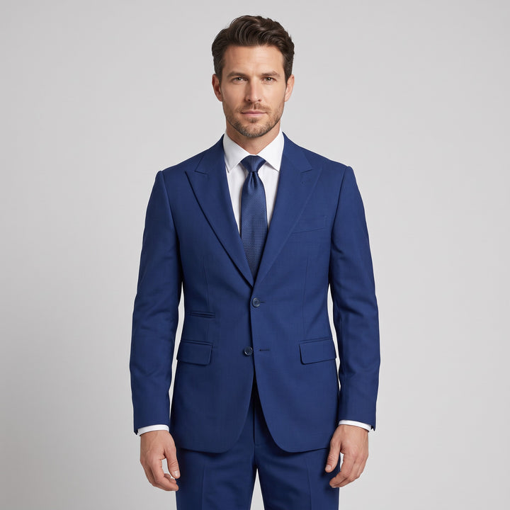 Indigo 4-Way Stretch 2-Piece Suit