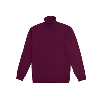 Joseph Michael Traditional Fit Turtleneck Sweater - Burgundy
