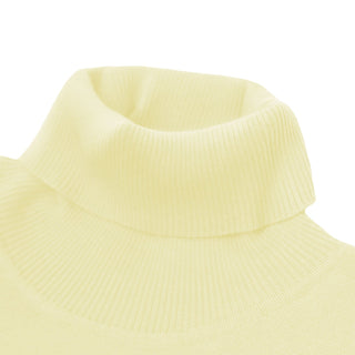 Joseph Michael Traditional Fit Turtleneck Sweater - Ivory