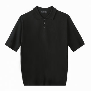 Short Sleeve Knit Polo
