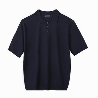 Short Sleeve Knit Polo