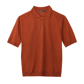 Short Sleeve Knit Polo