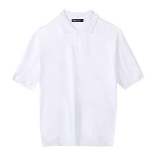 Short Sleeve Knit Polo