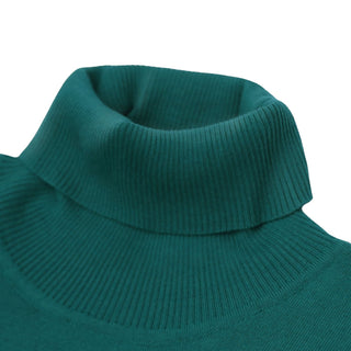 Joseph Michael Slim Fit Turtleneck Sweater - Hunter Green