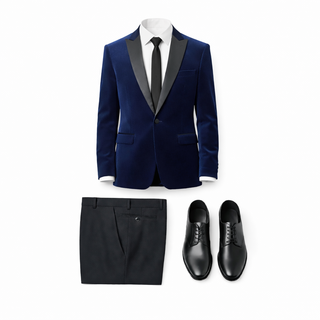 Stretch Slim Fit Velvet Blazer - 7 Colors