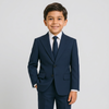 Ideal Boys' Navy 4-Way Stretch Suit