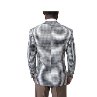 Houndstooth Modern Fit Sportcoat - Black & White