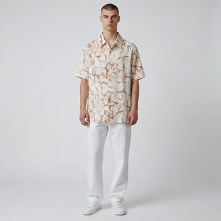 Jm-7046 Beige Joseph Michael Jm Broken Window Ss Shirt