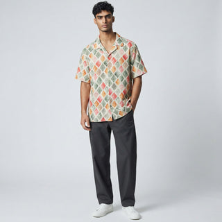 Jm-7043 Multi Joseph Michael Jm Diamond Deatail Ss Shirt