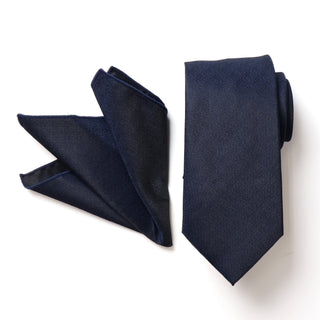 Joseph Michael Tie & Hanky Dark Navy