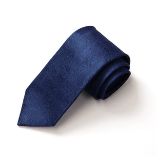 Joseph Michael Tie & Hanky Sapphire Grid