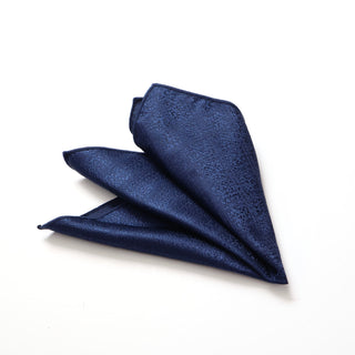 Joseph Michael Tie & Hanky Sapphire Grid