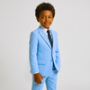 Ideal Boys' Powder Blue 4-Way Stretch Suit