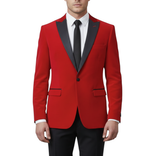 Stretch Slim Fit Velvet Blazer - 7 Colors