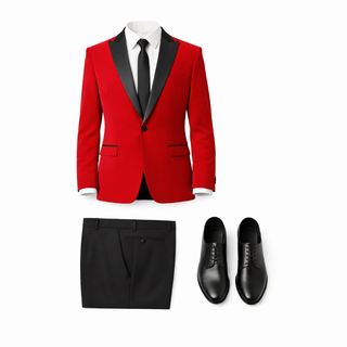 Stretch Slim Fit Velvet Blazer - 7 Colors