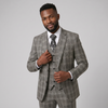 Royal Luxe Roma Men's Black 3-Piece Slim Fit Suit — Notch Lapel