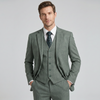 Royal Luxe Roma Men's Sage 2-Piece Slim Fit Suit — Notch Lapel