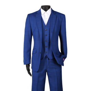 Roma Slim Fit Suit 1906-9 Royal Luxe 2 Button Notch Lapel