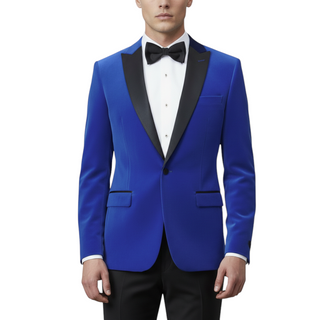Stretch Slim Fit Velvet Blazer - 7 Colors