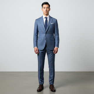 Stacy Adams 2 Button Notch Lapel Suit S25-Sa08-206 - Close Up
