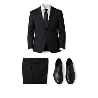 4 Way Stretch Adjustable Waist Knit Suit