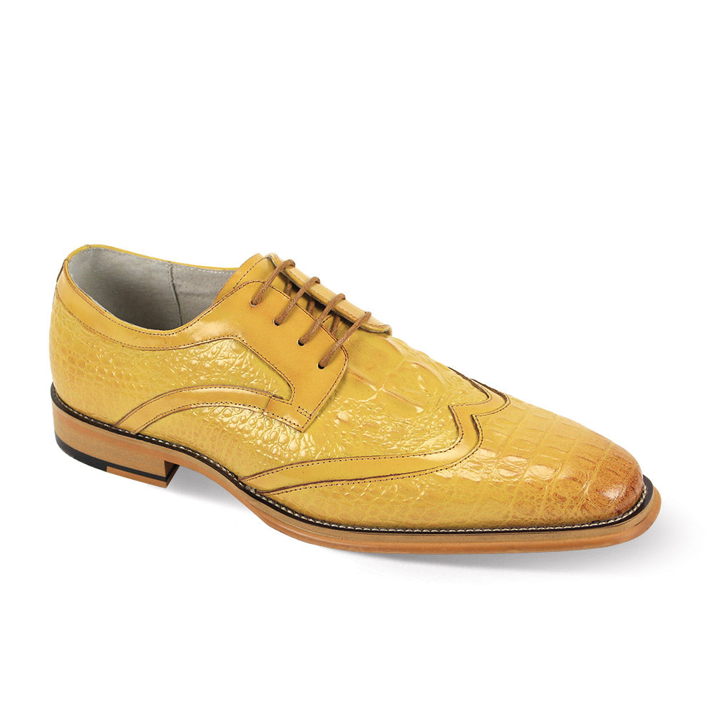 GIOVANNI Men's Burgundy Leather Dress Oxford Shoes with Embossed Texture Lace-up Formal Footwear Size 11 GIOVANNI Men's Burgundy Leather Dress Oxford Shoes with Embossed Texture Lace-up Formal Footwear Size 11