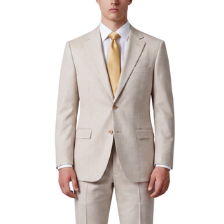 Joseph Michael Men's Shell Slim Fit Sharkskin Suit — Notch Lapel