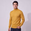 Mustard Traditional Fit Turtleneck Sweater