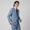 Tiglio Men's Antibes 100% Wool 2-Piece Modern Fit Suit — Peak Lapel