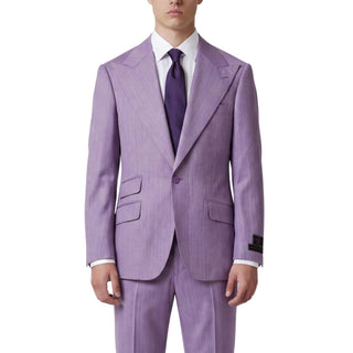 Tiglio Men's Antibes 100% Wool 2-Piece Modern Fit Suit — Peak Lapel