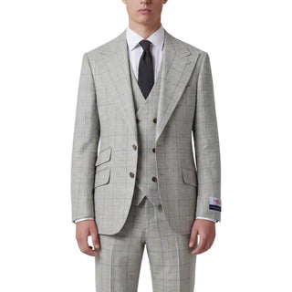Tiglio Men's Pistoia 100% Wool 2-Piece Modern Fit Suit — Peak Lapel