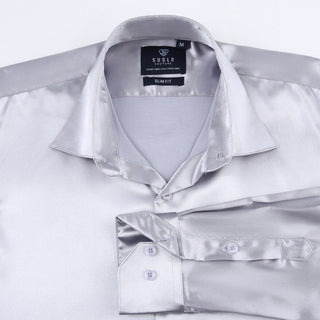 Luxe Stretch Satin Shirt