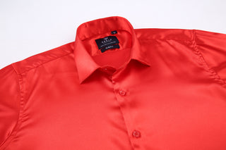 Luxe Stretch Satin Shirt