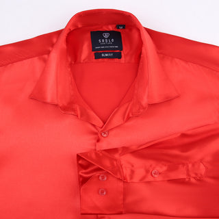 Luxe Stretch Satin Shirt