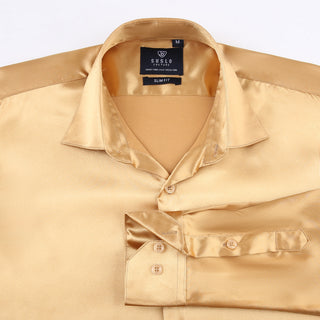 Luxe Stretch Satin Shirt