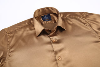 Luxe Stretch Satin Shirt