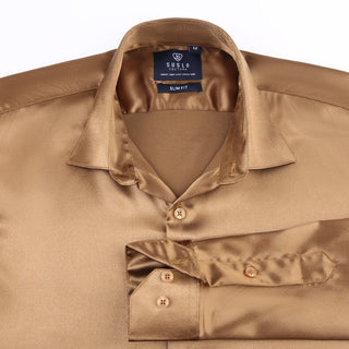 Luxe Stretch Satin Shirt